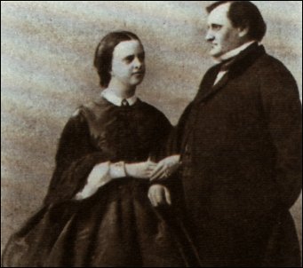 Clotilde di Savoia e Gerolamo Bonaparte in una foto scattata dopo il matrimonio